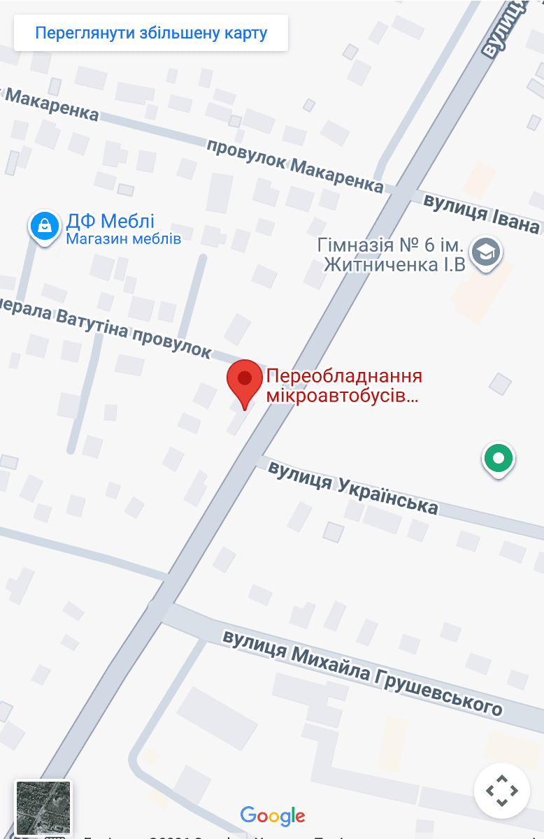 Локація AUTOBUS CENTER